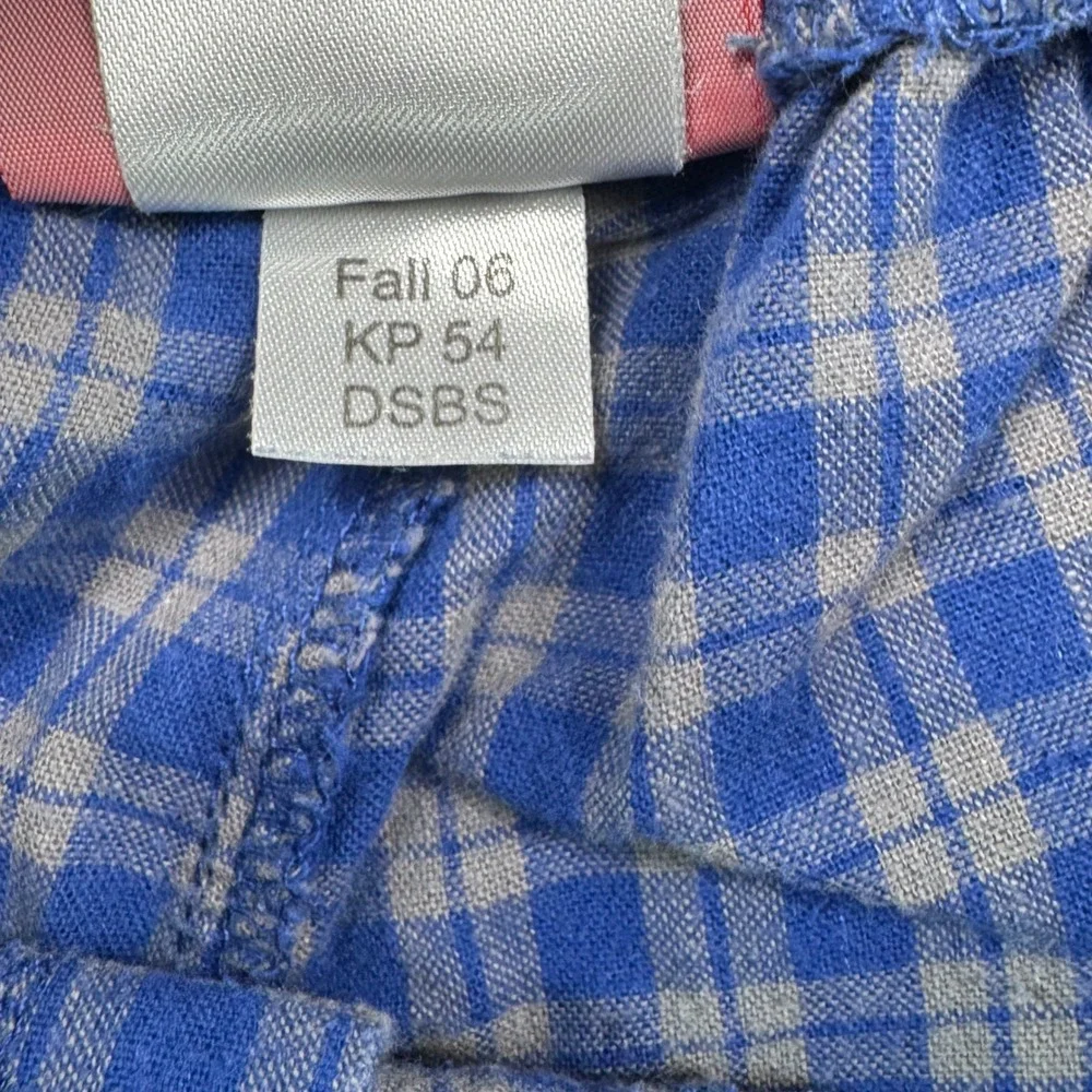 VINTAGE Indianapolis Colts NFL Plaid Flannel Pajama Pants Royal Blue Mens Small‎